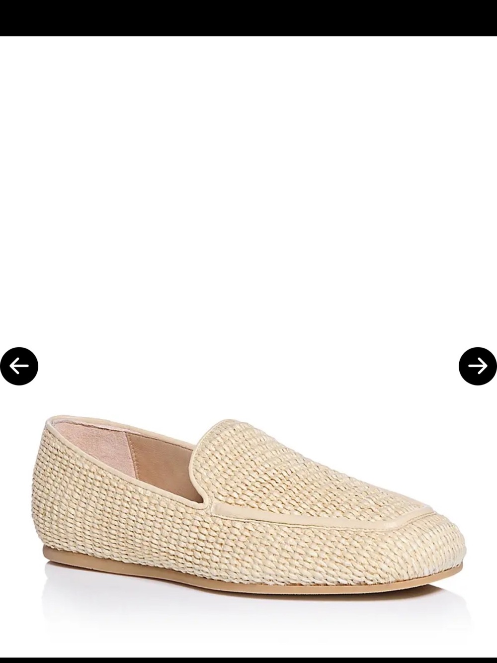 Stuart Weitzman raffia size 7.5